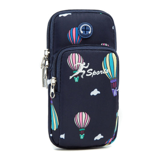 B081 Large Running Phone Arm Bag Outdoor Sports Fitness Bag(Dark Blue) - 5.5~6.5 inch by buy2fix | Online Shopping UK | buy2fix