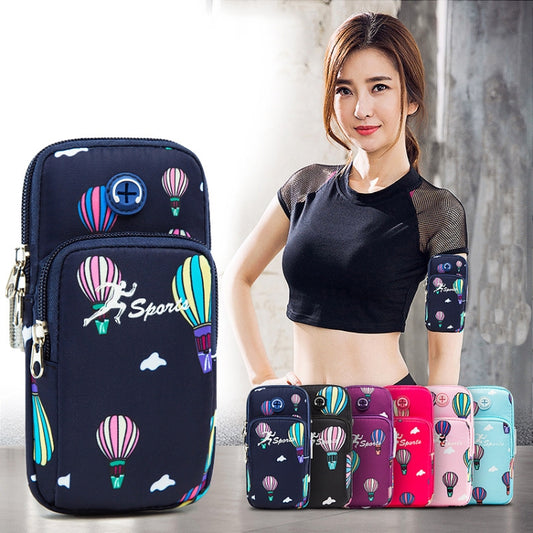B081 Small Running Phone Arm Bag Outdoor Sports Fitness Bag(Rose Red) - 4.0 ~ 5.5 inch by buy2fix | Online Shopping UK | buy2fix