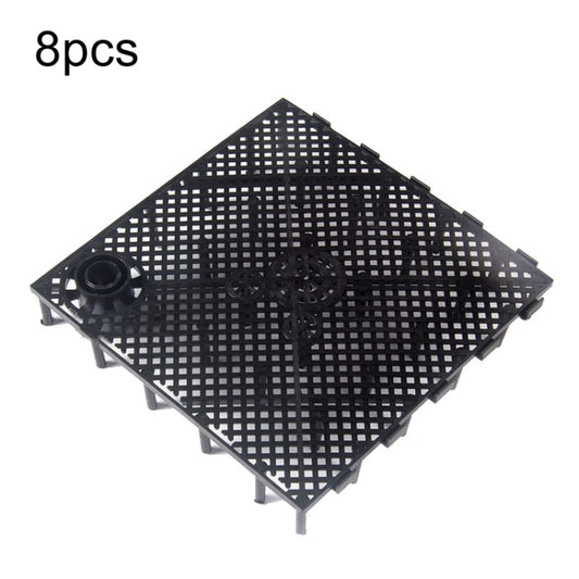 8pcs Fish Tank Bottom Filter Board Sand Mat(Black Socket) - Filters & Accessories by buy2fix | Online Shopping UK | buy2fix