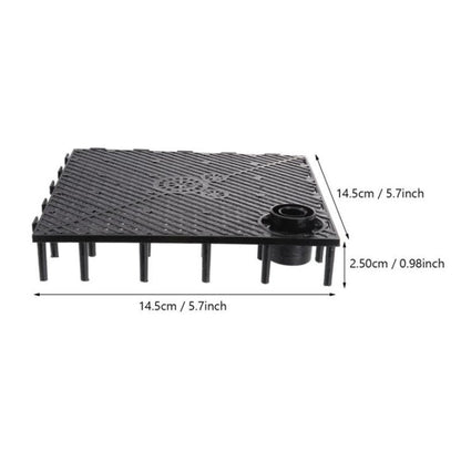 8pcs Fish Tank Bottom Filter Board Sand Mat(Black Socket) - Filters & Accessories by buy2fix | Online Shopping UK | buy2fix