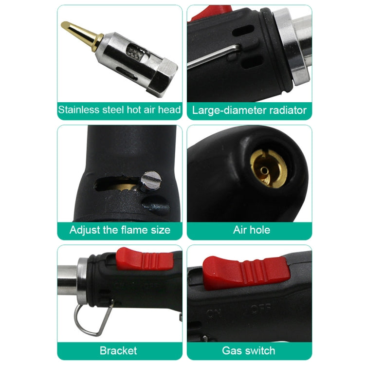 3 in 1 Gas Soldering Iron Gas Torch Pen-Shaped Gas Soldering Iron(A10-01) - Soldering Iron Tip by buy2fix | Online Shopping UK | buy2fix