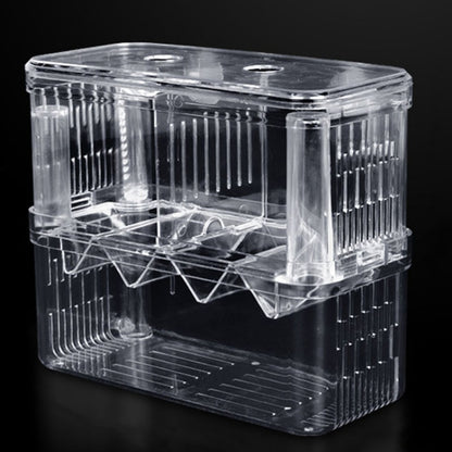 Extra Large Peacock Fish Double Layer Transparent Breeding Isolation Box Aquarium Breeding Box - Fish Tanks & Accessories by buy2fix | Online Shopping UK | buy2fix