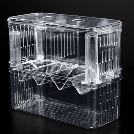 Extra Large Peacock Fish Double Layer Transparent Breeding Isolation Box Aquarium Breeding Box - Fish Tanks & Accessories by buy2fix | Online Shopping UK | buy2fix