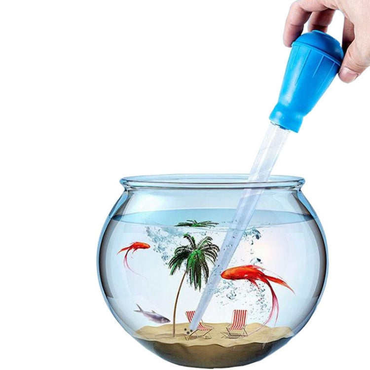 Small Fish Tank Water Change Suction Pooper Manual Mini Suction Tube(Blue) - Cleaning Tools by buy2fix | Online Shopping UK | buy2fix