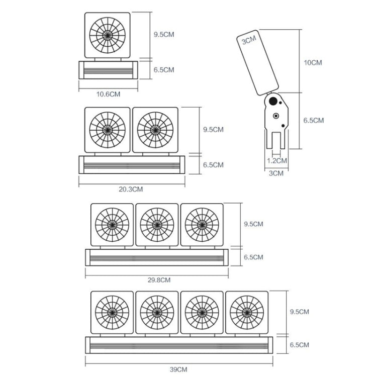 Fish Tank Cooling Fan Cooling Silent Aquarium Fan, Specification: 2 Head EU Plug - Fish Tanks & Accessories by buy2fix | Online Shopping UK | buy2fix