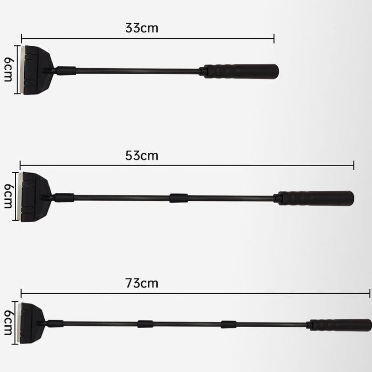 33cm 1 Section Fish Tank Algae Scraper Widen Aquarium Long Handle Scraper(Black) - Cleaning Tools by buy2fix | Online Shopping UK | buy2fix