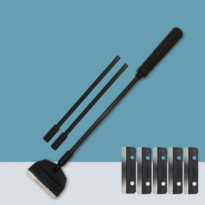 73cm 3 Section+5 Blades Fish Tank Algae Scraper Widen Aquarium Long Handle Scraper(Black) - Cleaning Tools by buy2fix | Online Shopping UK | buy2fix