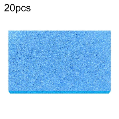 20pcs Remove Tin Solder Bubble Sponge Phone Repair Soldering Iron Cleaning Sponge(Blue) - Others by buy2fix | Online Shopping UK | buy2fix