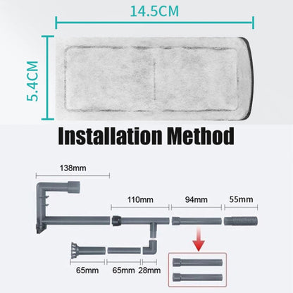 Jeneca XP-05 Small Aquarium External Waterfall Filter, CN Plug - Filters & Accessories by Jeneca | Online Shopping UK | buy2fix