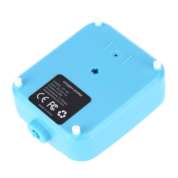 AP003 AC/DC Dual-use Aquarium Oxygen Pump Outdoor Solar Oxygen Pump for Fishing(Sky Blue) - Air Pumps by buy2fix | Online Shopping UK | buy2fix