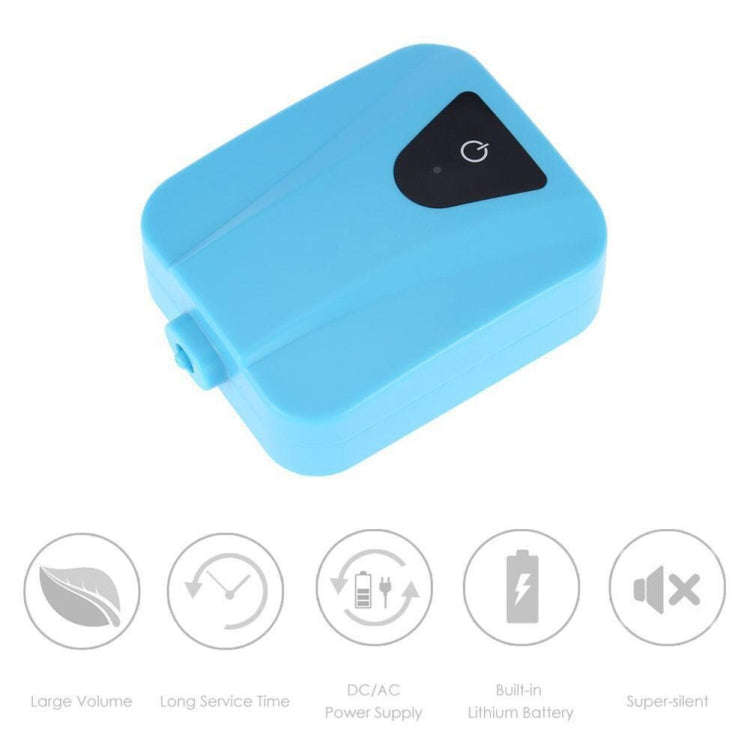 AP003 AC/DC Dual-use Aquarium Oxygen Pump Outdoor Solar Oxygen Pump for Fishing(Sky Blue) - Air Pumps by buy2fix | Online Shopping UK | buy2fix