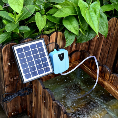 AP003 AC/DC Dual-use Aquarium Oxygen Pump Outdoor Solar Oxygen Pump for Fishing(Sky Blue) - Air Pumps by buy2fix | Online Shopping UK | buy2fix