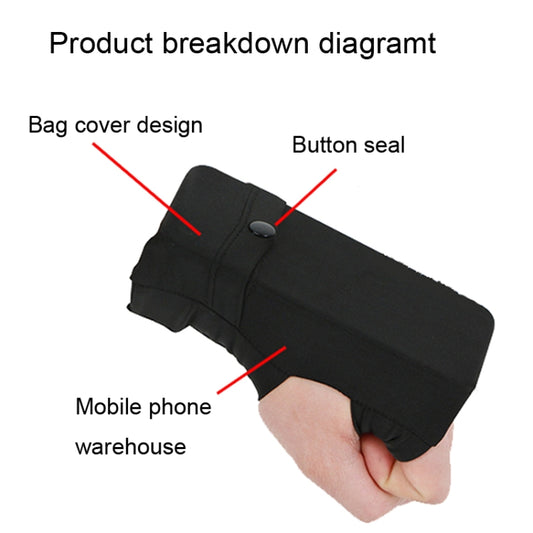 Sports Arm Bag Outdoor Running Mobile Phone Bag, Size: M(Black Right Hand) - Other by buy2fix | Online Shopping UK | buy2fix