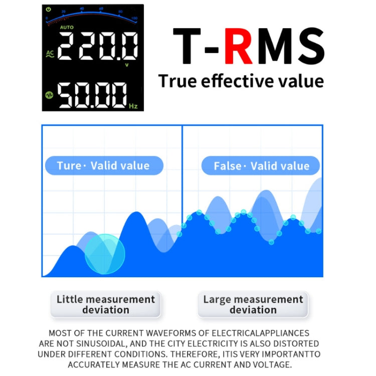 FNIRSI S1 Digital High Precision Fully Automatic Digital Multimeter(Blue) - Digital Multimeter by FNIRSI | Online Shopping UK | buy2fix