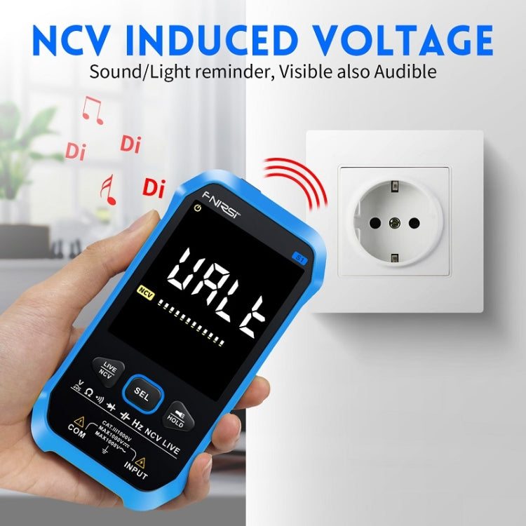 FNIRSI S1 Digital High Precision Fully Automatic Digital Multimeter(Blue) - Digital Multimeter by FNIRSI | Online Shopping UK | buy2fix