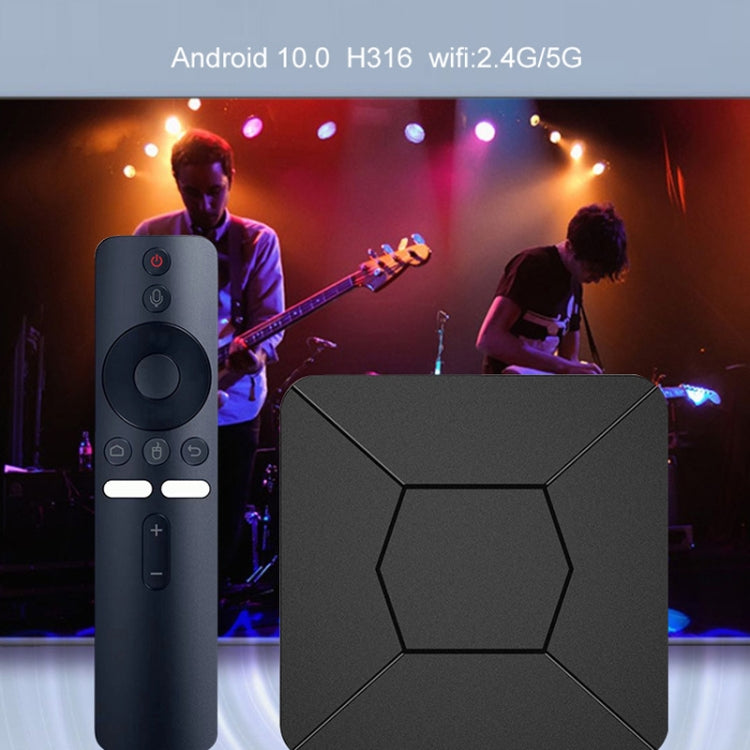 Q5 TV Set-Top Box 2G+8G Dual WiFi+Bluetooth Voice Remote HD Player(EU Plug) by buy2fix