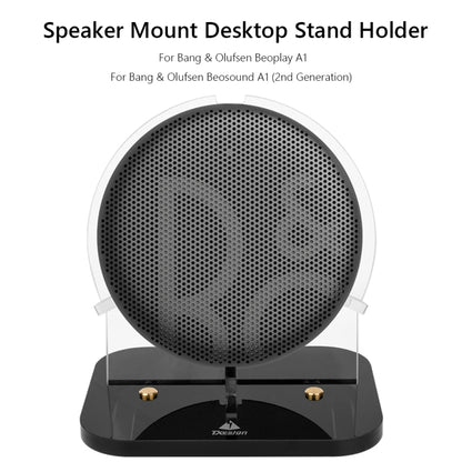 For B&O Beoplay A1 / Beosound A1 2nd Speaker Acrylic Desktop Stand Holder(Black) - Speaker Bracket by buy2fix | Online Shopping UK | buy2fix