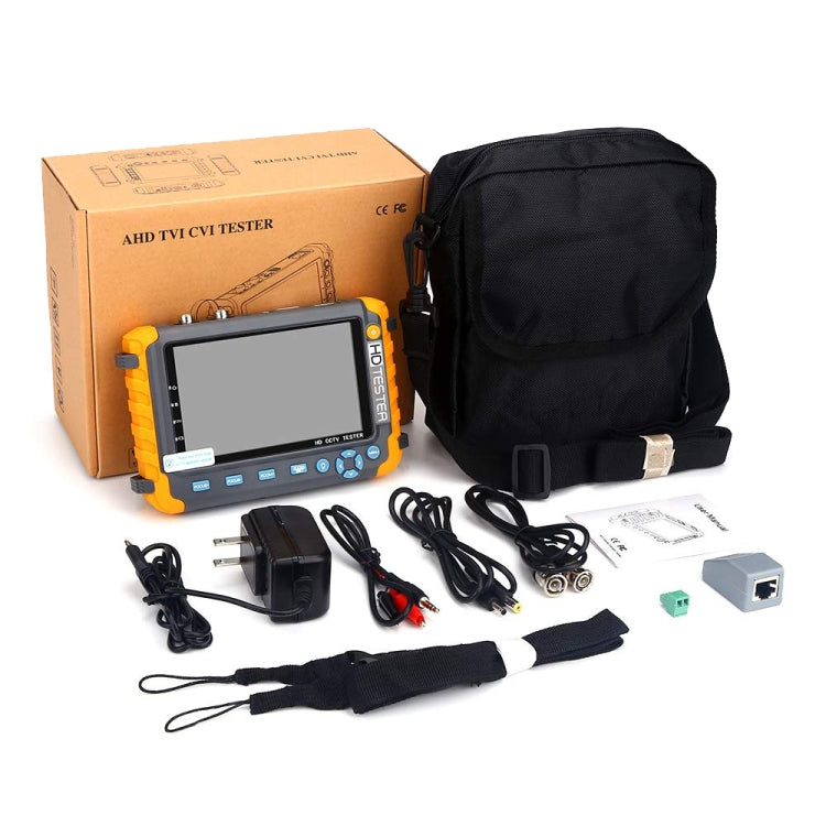5800ACT-VH 5 Inch Large Screen Engineering Treasure Coaxial AHD / TVI / CVI 8MP Analog Video Surveillance Tester, US Plug by buy2fix