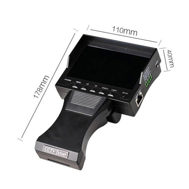 JSK-4300B 4.3 inch Handheld 12V Output Network Cable Monitoring Tester(With US Plug Power Adapter) by buy2fix