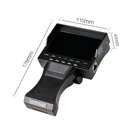 JSK-4300B 4.3 inch Handheld 12V Output Network Cable Monitoring Tester(With US Plug Power Adapter) by buy2fix