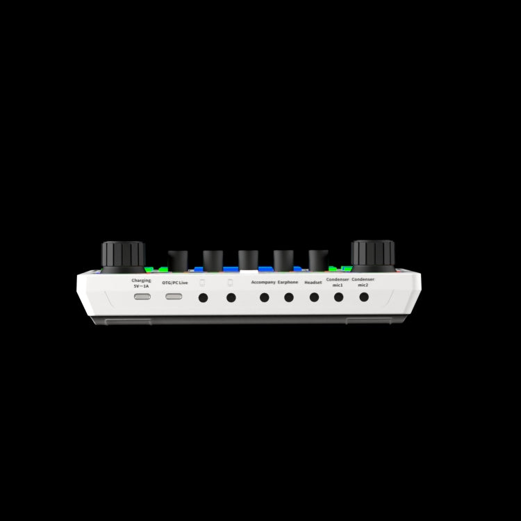 X50 Bluetooth RGB LED Live Sound Card With OTG Port Interface - Live Sound Effects Processors by buy2fix | Online Shopping UK | buy2fix