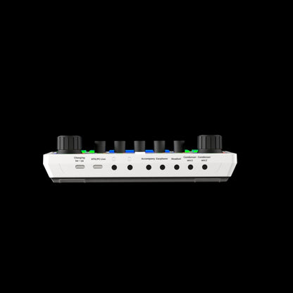 X50 Bluetooth RGB LED Live Sound Card With OTG Port Interface - Live Sound Effects Processors by buy2fix | Online Shopping UK | buy2fix