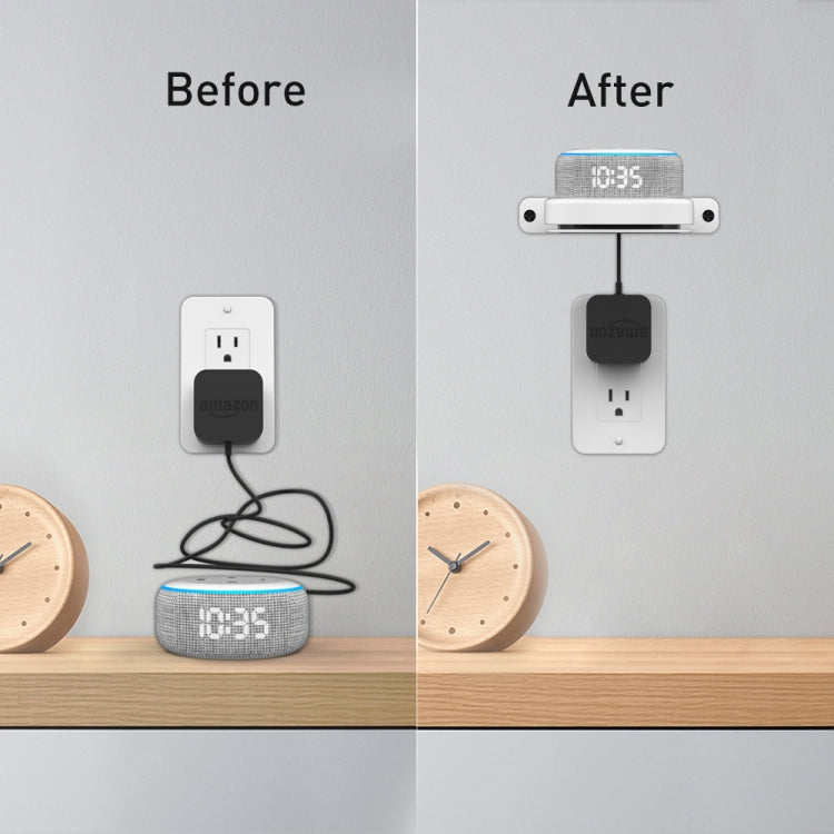 For Google Wifi AhaStyle DD96 Stand Wall Storage Stand(White) - Speaker Bracket by AhaStyle | Online Shopping UK | buy2fix