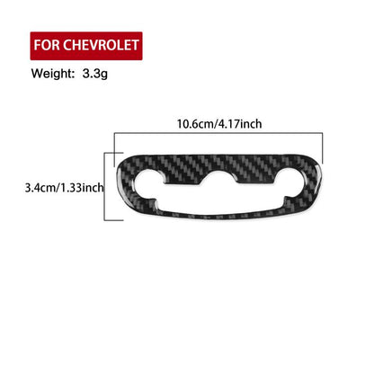 For Chevrolet Malibu 2016-2024 A Model Left-hand Drive Headlight Switch Sticker(Black) - Car Interior Mouldings by buy2fix | Online Shopping UK | buy2fix