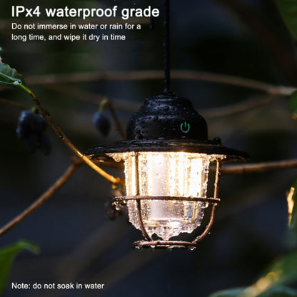 Outdoor Lighting Camping Light USB Rechargeable Horse Lantern(Apricot) by buy2fix