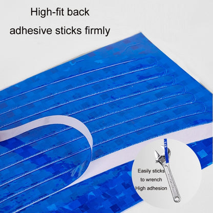 10pcs Reflective Stickers For Bicycle Rims Riding Equipment Accessories(Yellow) by buy2fix