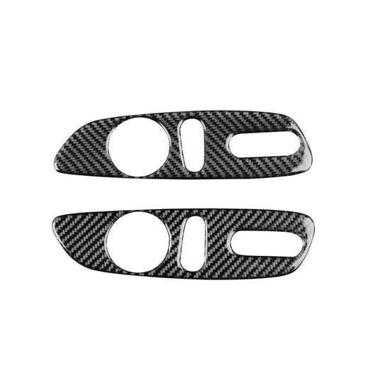 For Chevrolet Malibu 2016-2024 2pcs /Set Left-hand Drive Seat Adjustment Button Sticker(Black) - Car Interior Mouldings by buy2fix | Online Shopping UK | buy2fix