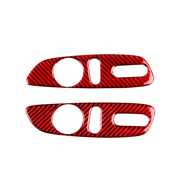 For Chevrolet Malibu 2016-2024 2pcs /Set Left-hand Drive Seat Adjustment Button Sticker(Red) - Car Interior Mouldings by buy2fix | Online Shopping UK | buy2fix