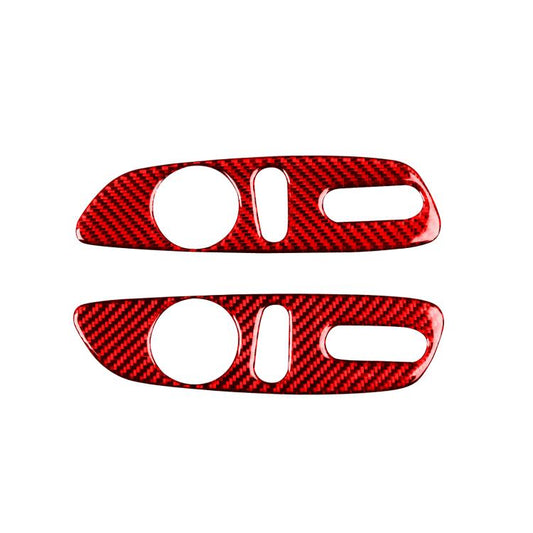 For Chevrolet Malibu 2016-2024 2pcs /Set Left-hand Drive Seat Adjustment Button Sticker(Red) - Car Interior Mouldings by buy2fix | Online Shopping UK | buy2fix