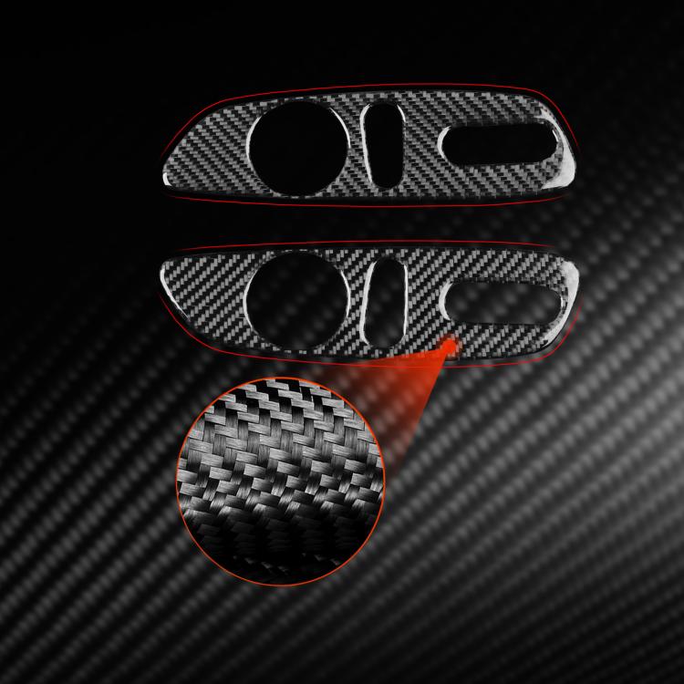 For Chevrolet Malibu 2016-2024 2pcs /Set Left-hand Drive Seat Adjustment Button Sticker(Red) - Car Interior Mouldings by buy2fix | Online Shopping UK | buy2fix