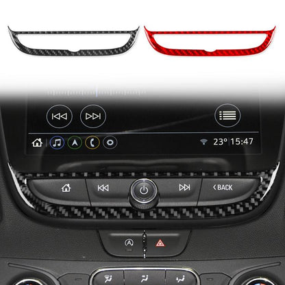 For Chevrolet Malibu 2016-2024 Left-hand Drive Navigation Button Frame Sticker(Black) - Car Interior Mouldings by buy2fix | Online Shopping UK | buy2fix