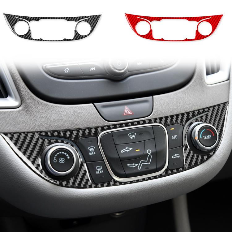 For Chevrolet Malibu 2016-2024 B Model Left-hand Drive Central Control Button Panel Sticker(Red) - Car Interior Mouldings by buy2fix | Online Shopping UK | buy2fix