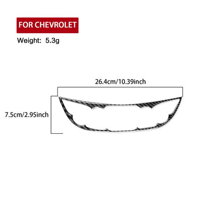 For Chevrolet Malibu 2016-2024 A Model Left-hand Drive Central Control Button Panel Sticker(Black) - Car Interior Mouldings by buy2fix | Online Shopping UK | buy2fix