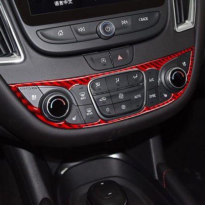 For Chevrolet Malibu 2016-2024 A Model Left-hand Drive Central Control Button Panel Sticker(Black) - Car Interior Mouldings by buy2fix | Online Shopping UK | buy2fix