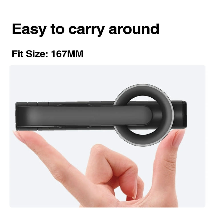 Magnetic Selfie Stick Tripod Handheld Stabilizer Rod With Remote Controller(Black) - Selfie Sticks by buy2fix | Online Shopping UK | buy2fix