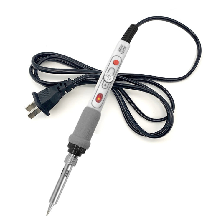 1pc 100W  220V High-power Electric Soldering Iron Adjustable Temperature Soldering Tool US Plug - Electric Soldering Iron by buy2fix | Online Shopping UK | buy2fix