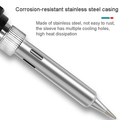 4pcs Set 100W  220V High-power Electric Soldering Iron Adjustable Temperature Soldering Tool US Plug - Electric Soldering Iron by buy2fix | Online Shopping UK | buy2fix