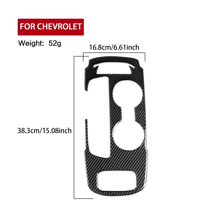 For Chevrolet Malibu 2016-2024 C Model Left-hand Drive Gear Panel Sticker(Red) - Car Interior Mouldings by buy2fix | Online Shopping UK | buy2fix