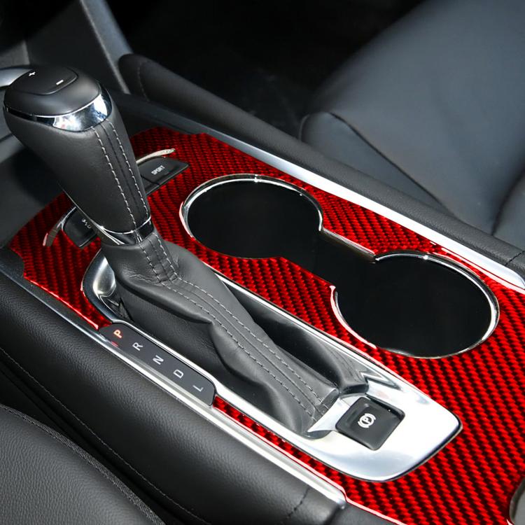 For Chevrolet Malibu 2016-2024 C Model Left-hand Drive Gear Panel Sticker(Black) - Car Interior Mouldings by buy2fix | Online Shopping UK | buy2fix