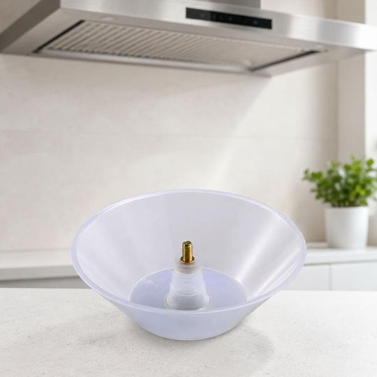 F004 4.8mm Range Hood Oil Connection Box PP Plastic Screw Oil Cup