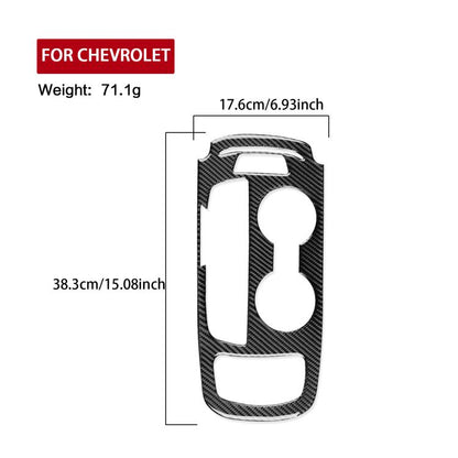 For Chevrolet Malibu 2016-2024 B Model Left-hand Drive Gear Panel Sticker(Red) - Car Interior Mouldings by buy2fix | Online Shopping UK | buy2fix