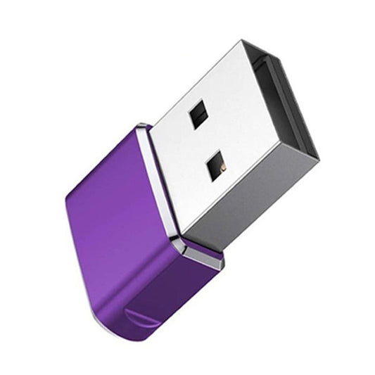 USB 2.0 Male To USB-C / Type-C Female Adapter, Support Charging & Transmission Data(Purple) - Type-C Adapter by buy2fix | Online Shopping UK | buy2fix