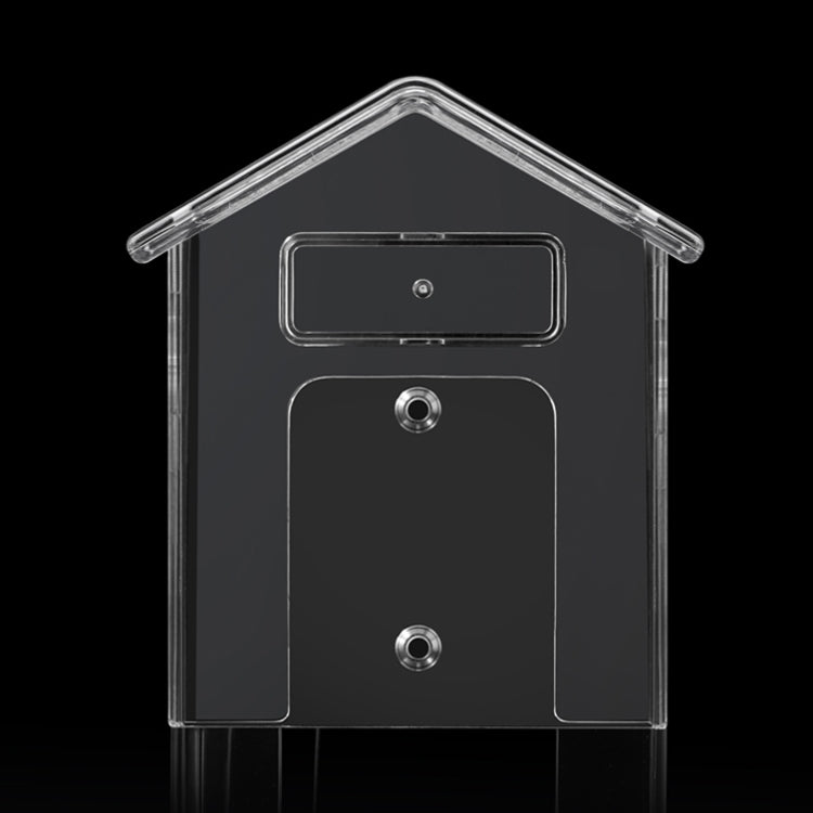 Wireless Doorbell Waterproof Cover Outdoor Doorbell Transparent Rain Protection Case(E30) by buy2fix