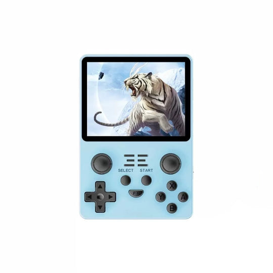 POWKIDDY RGB20S  3.5-Inch IPS Screen Retro Open Source Handheld Game Console 16GB+256GB(Blue)