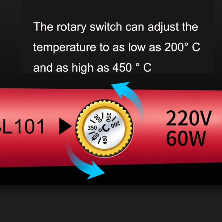 ANENG SL101 12pcs/set Rotary Thermostat Household Constant Temperature Soldering Iron Set 60W Internal Heat Welding Tool Kit(EU Plug) - Electric Soldering Iron by buy2fix | Online Shopping UK | buy2fix