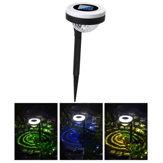 Outdoor Solar LED Dual Light Source Ground Plug Light, Model: JG04801 Color Light by buy2fix
